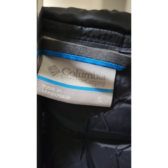 Columbia Hooded Jacket | Women’s Small | Black Lightweight Puffer - Picture 4 of 10